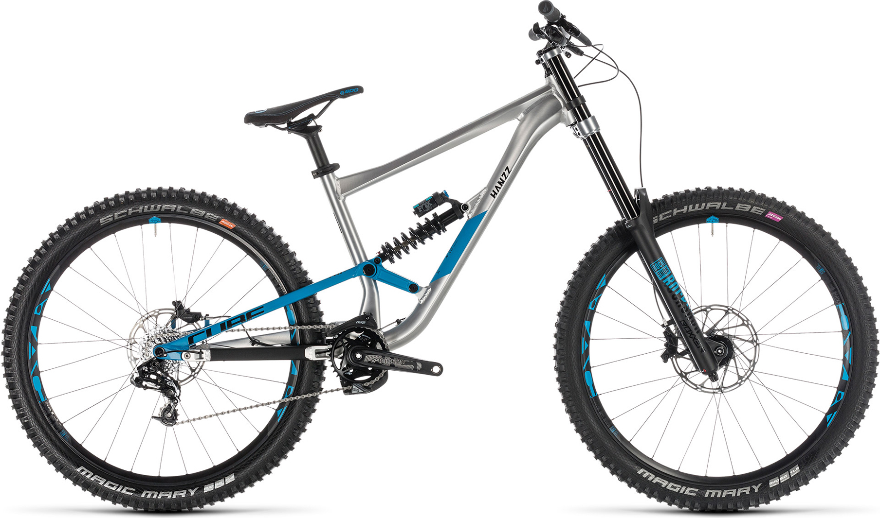 VTT Cube 2019 Hanzz 190 SL 27.5 metal´n´petrol