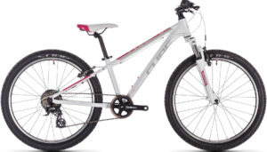 VTT enfant Cube 2019 Access 240 white´n´red´n´coral