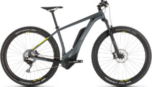VTT électrique Cube 2019 Reaction Hybrid Race 500 grey´n´lime