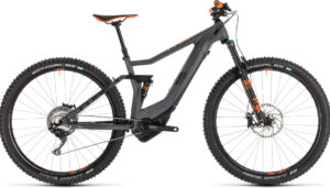 VTT électrique Cube 2019 Stereo Hybrid 120 HPC TM 500 grey´n´orange