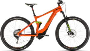 VTT électrique Cube 2019 Stereo Hybrid 120 Race 500 orange´n´green