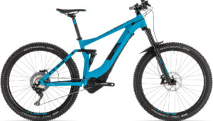 VTT électrique Cube 2019 Stereo Hybrid 140 Pro 500 27.5 blue´n´black