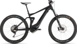 VTT électrique Cube 2019 Stereo Hybrid 140 SL 500 27.5 black´n´grey