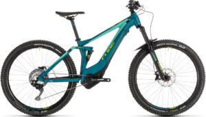 VTT électrique Cube 2019 Sting Hybrid 140 Race 500 27.5 pinetree´n´green