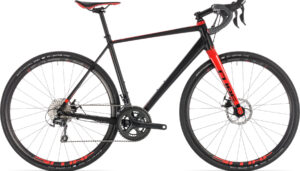 Vélo Gravel Cube 2019 Nuroad Pro black´n´red