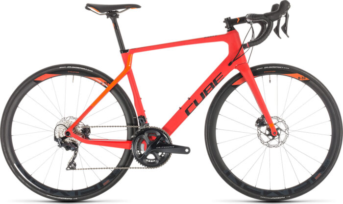 Vélo route Cube 2019 Agree C:62 Race Disc red´n´orange