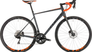 Vélo route Cube 2019 Attain SL Disc grey´n´orange