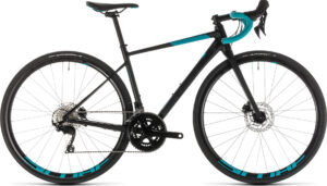 Vélo route Cube 2019 Axial WS Race Disc black´n´darkmint